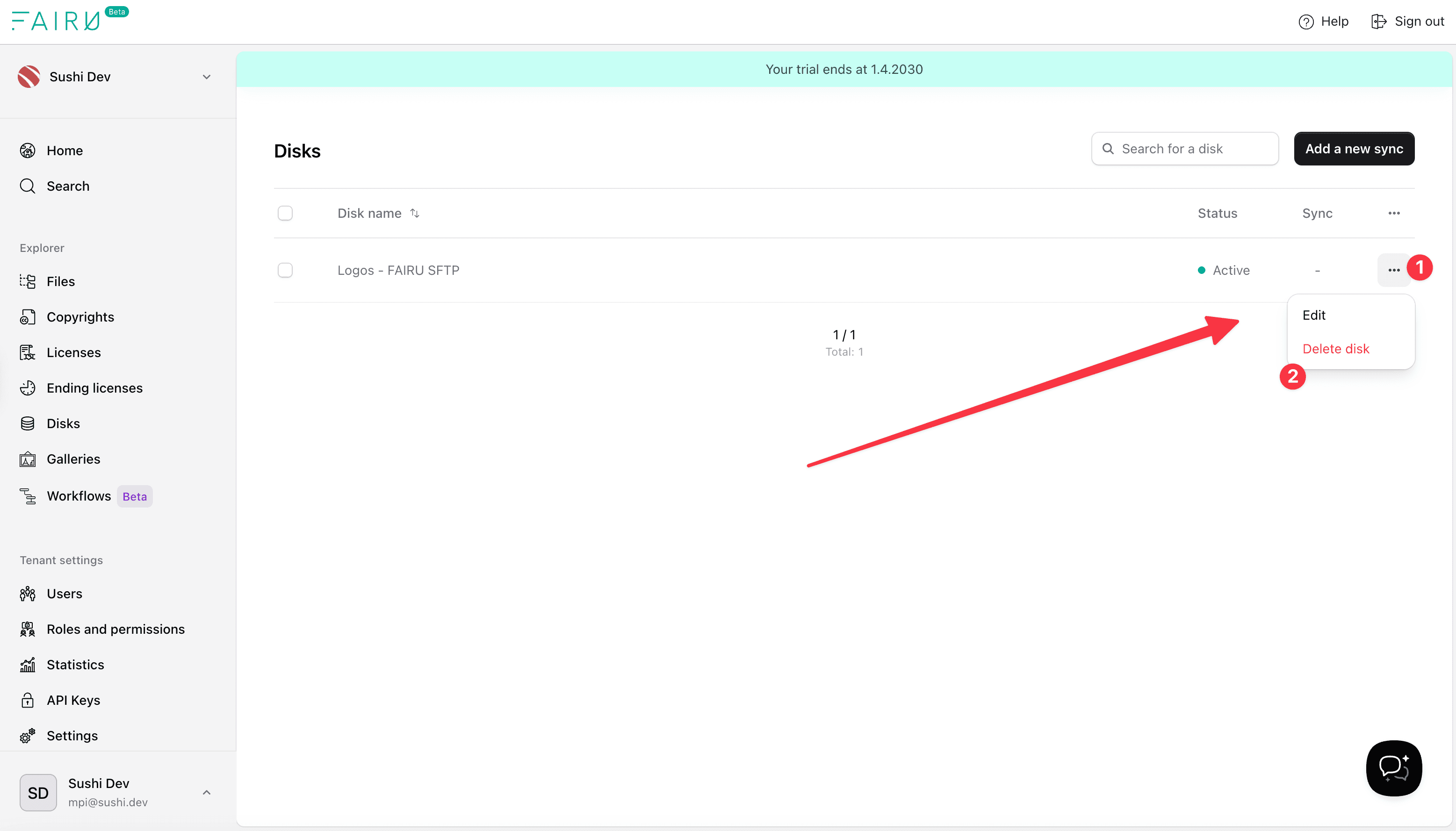Overview sync